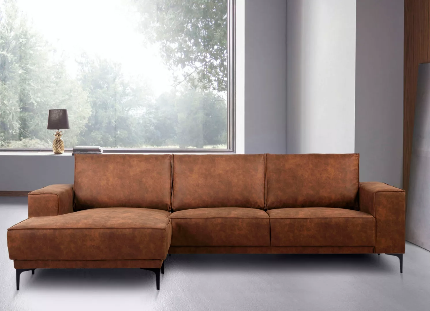 Places of Style Ecksofa "OLAND 280 cm", im zeitlosem Design und hochwertige günstig online kaufen