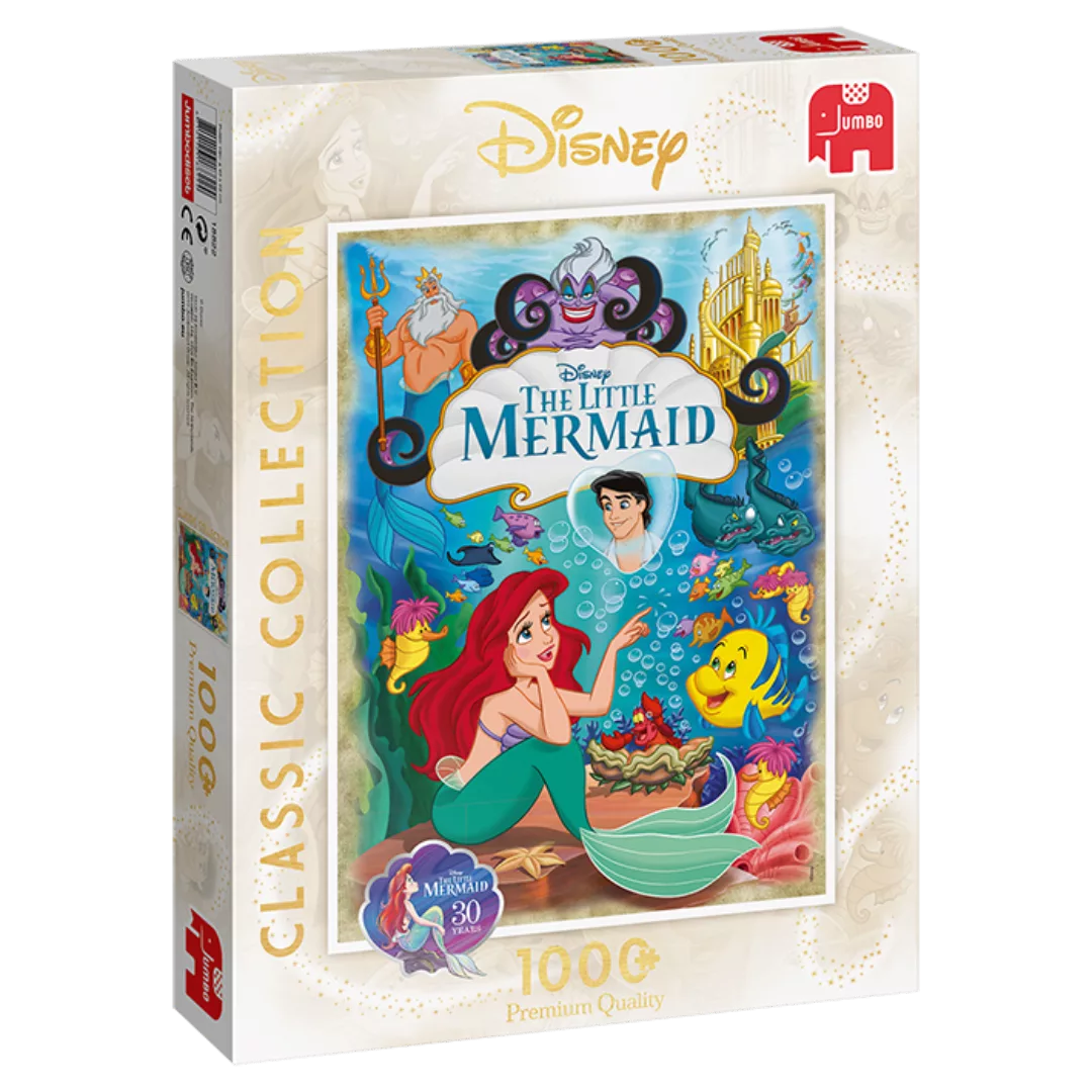 Jumbo Spiele 18822 - Disney Classic Collection The Little Mermaid Puzzle (1 günstig online kaufen