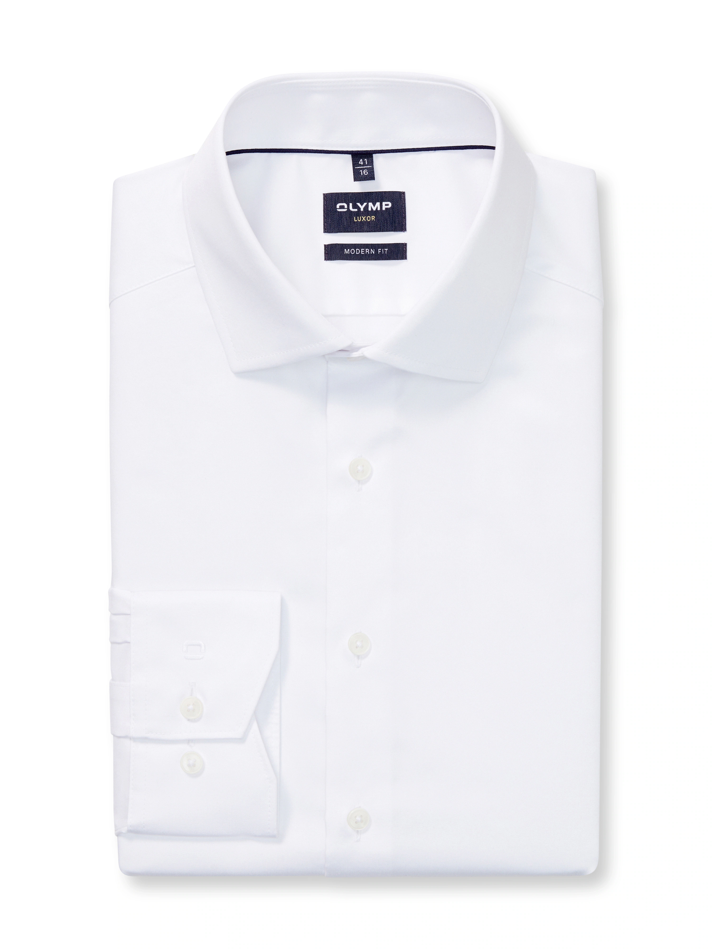 OLYMP Langarmhemd "Luxor", unifarben, Global-Kentkragen, Businesshemd, mode günstig online kaufen