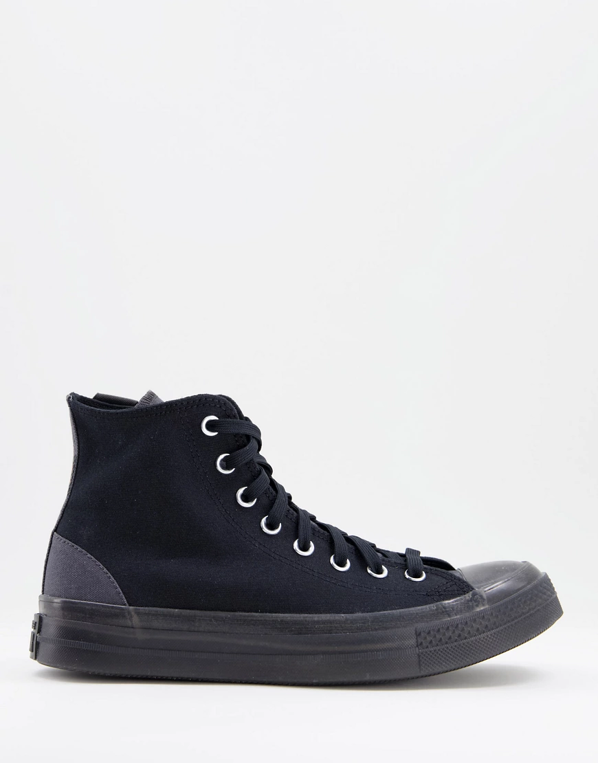 Converse – Chuck Taylor Hi Utility – Sneaker aus elastischem Canvas in Schw günstig online kaufen