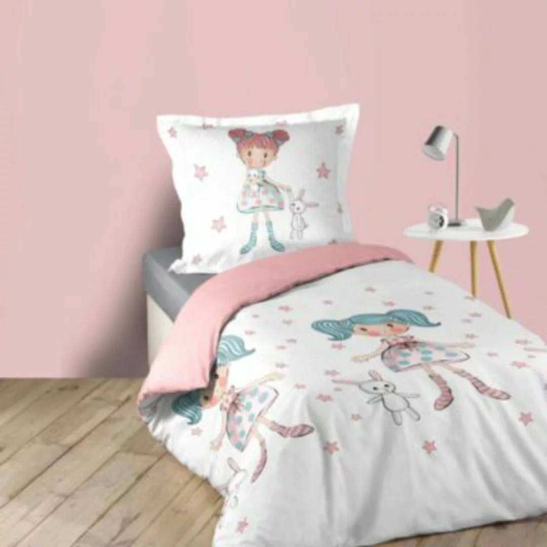dynamic24 2tlg Mädchen Kinder Bettwäsche Bettdecke Bettbezug Kissenbezug 14 günstig online kaufen