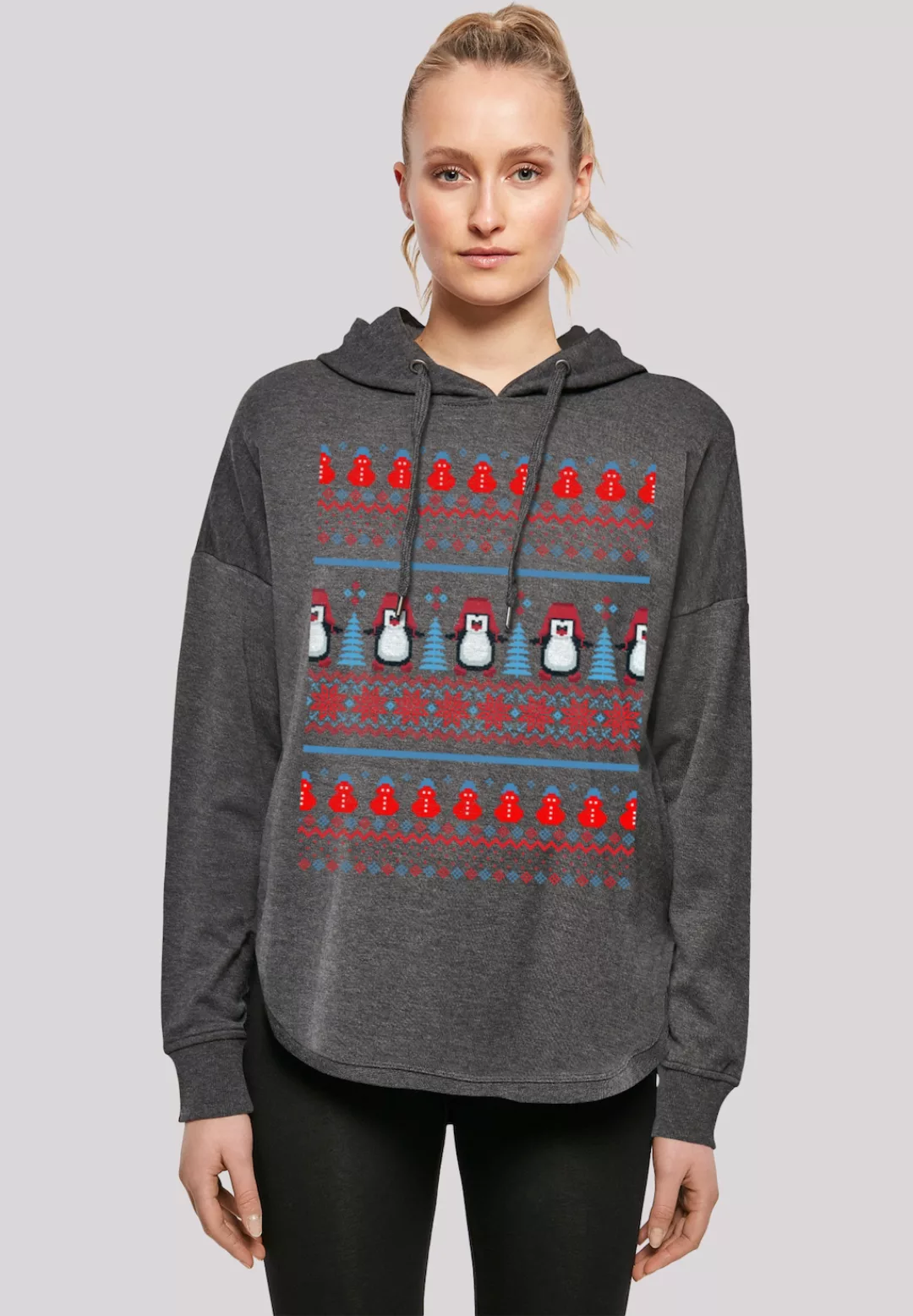 F4NT4STIC Kapuzenpullover "Christmas Pinguin Muster", Print günstig online kaufen