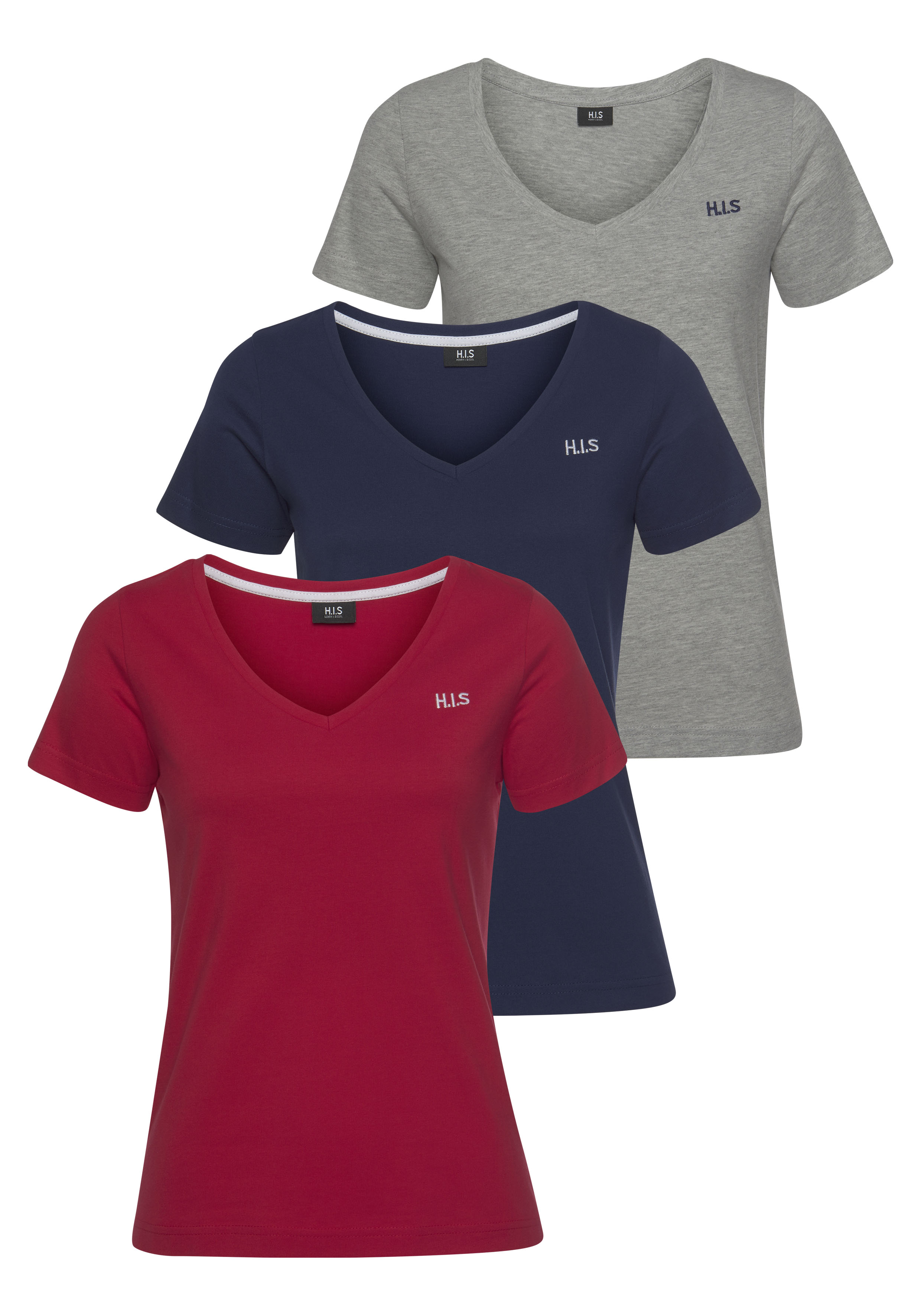 H.I.S T-Shirt "Essential-Basics" günstig online kaufen