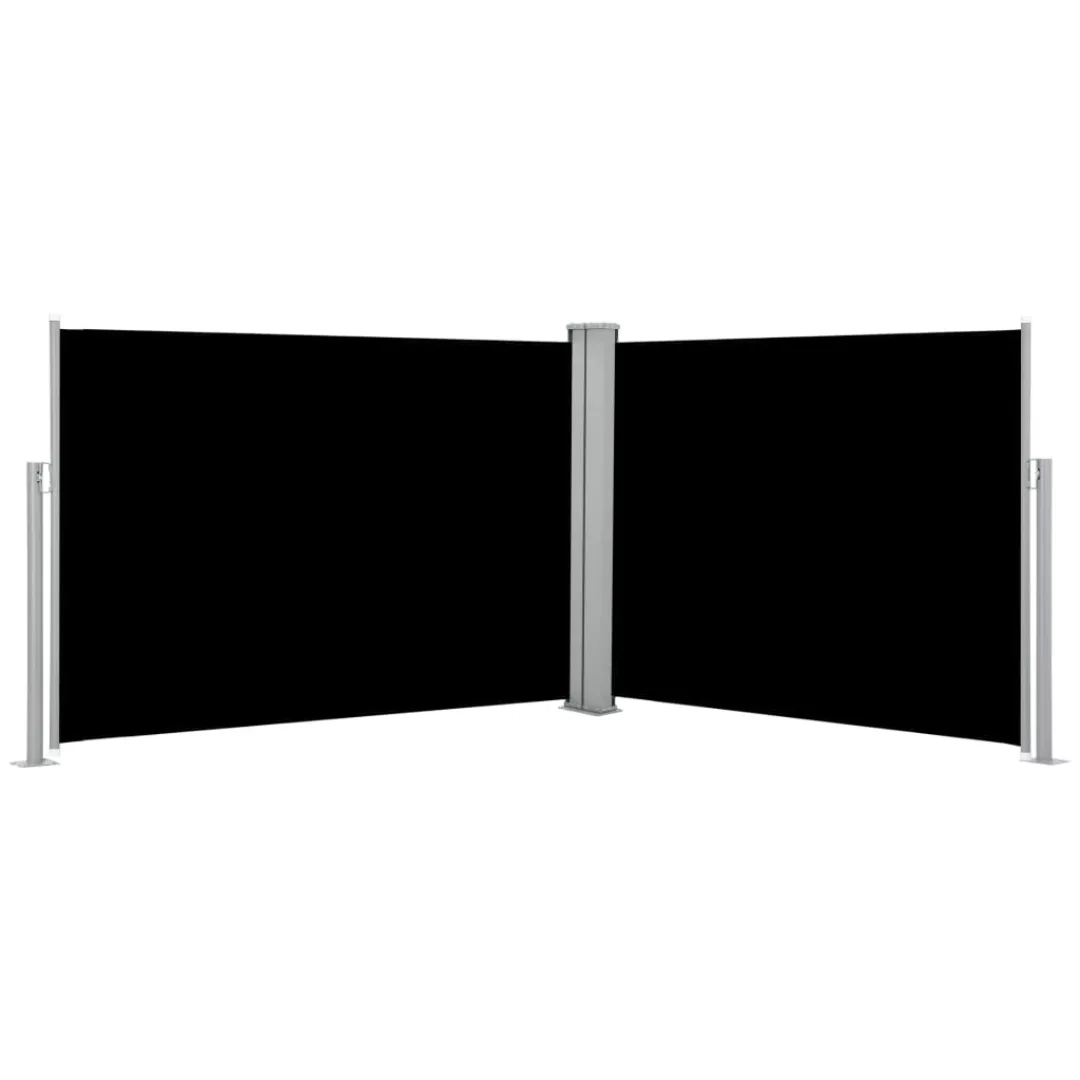 Ausziehbare Seitenmarkise Schwarz 100 X 1000 Cm günstig online kaufen