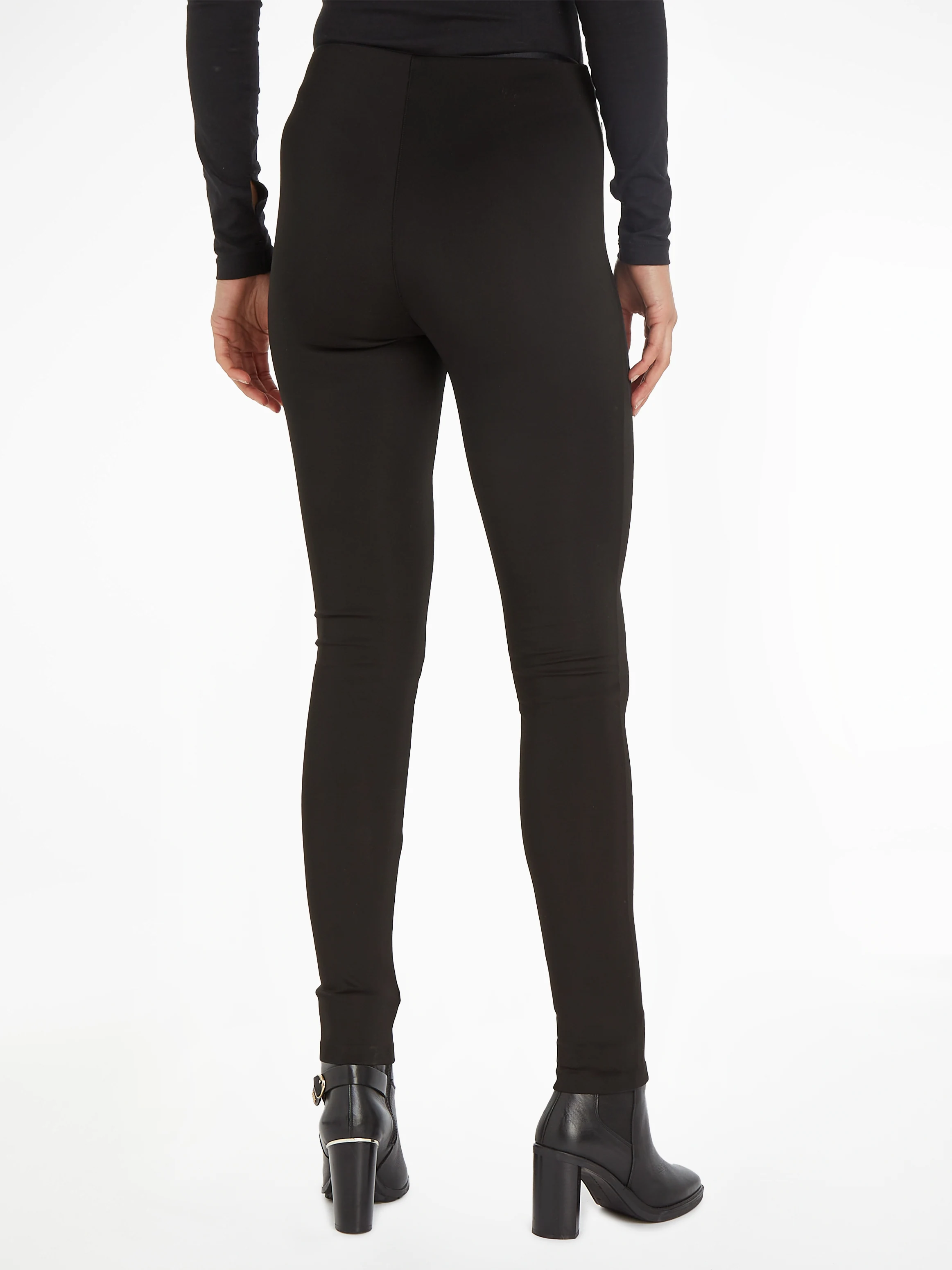 Calvin Klein Leggings "TECHNICAL KNIT LEGGING", mit Reißverschluss am Beina günstig online kaufen