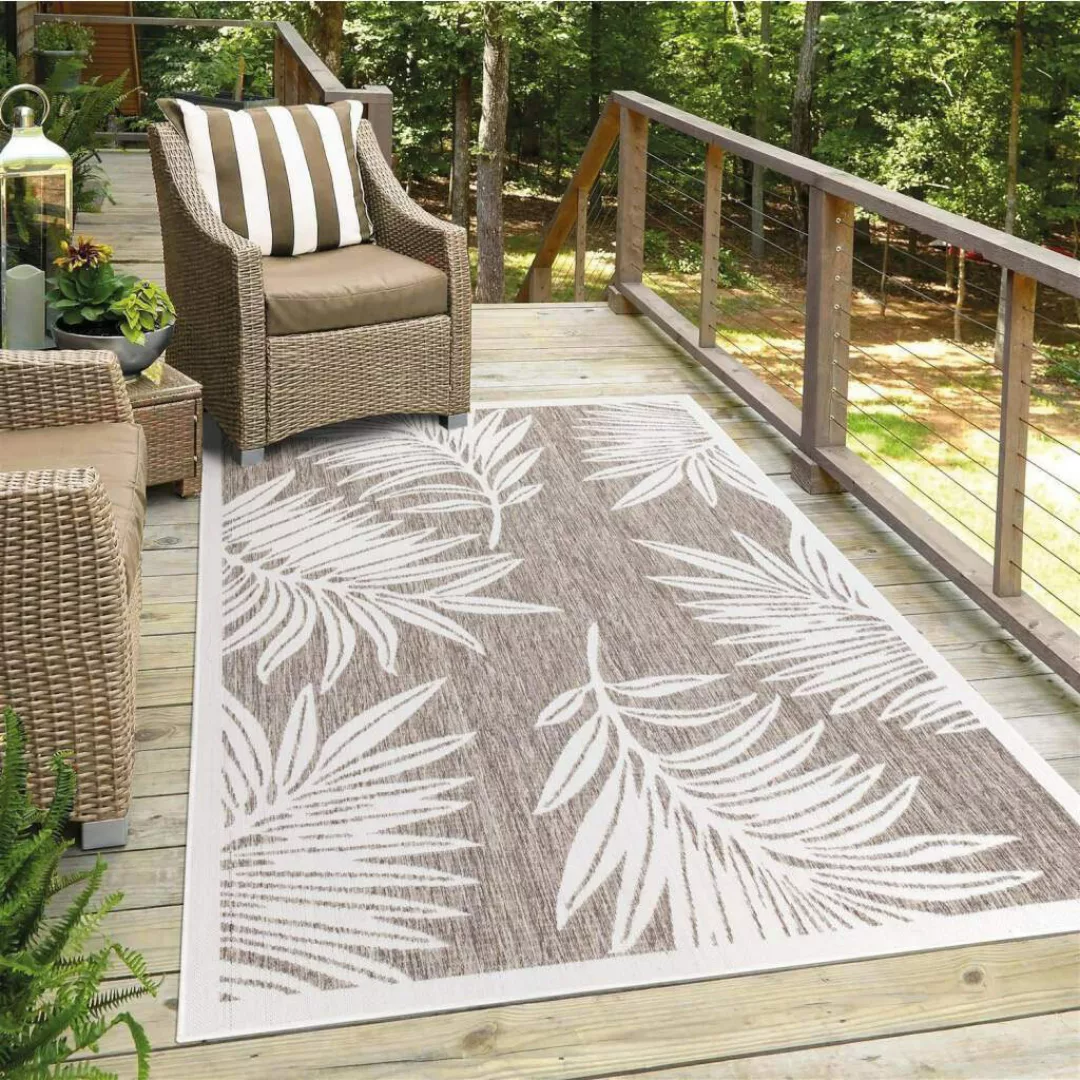 Carpet City Teppich »Outdoor 476«, rechteckig, UV-beständig, Flachgewebe, a günstig online kaufen