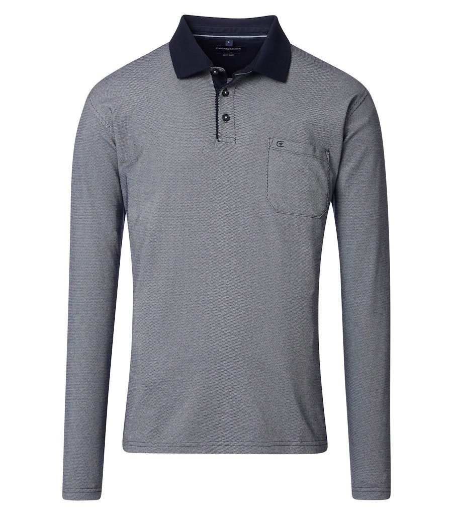 CASAMODA Langarm-Poloshirt CASAMODA Polo-Shirt Langarm gestreift günstig online kaufen