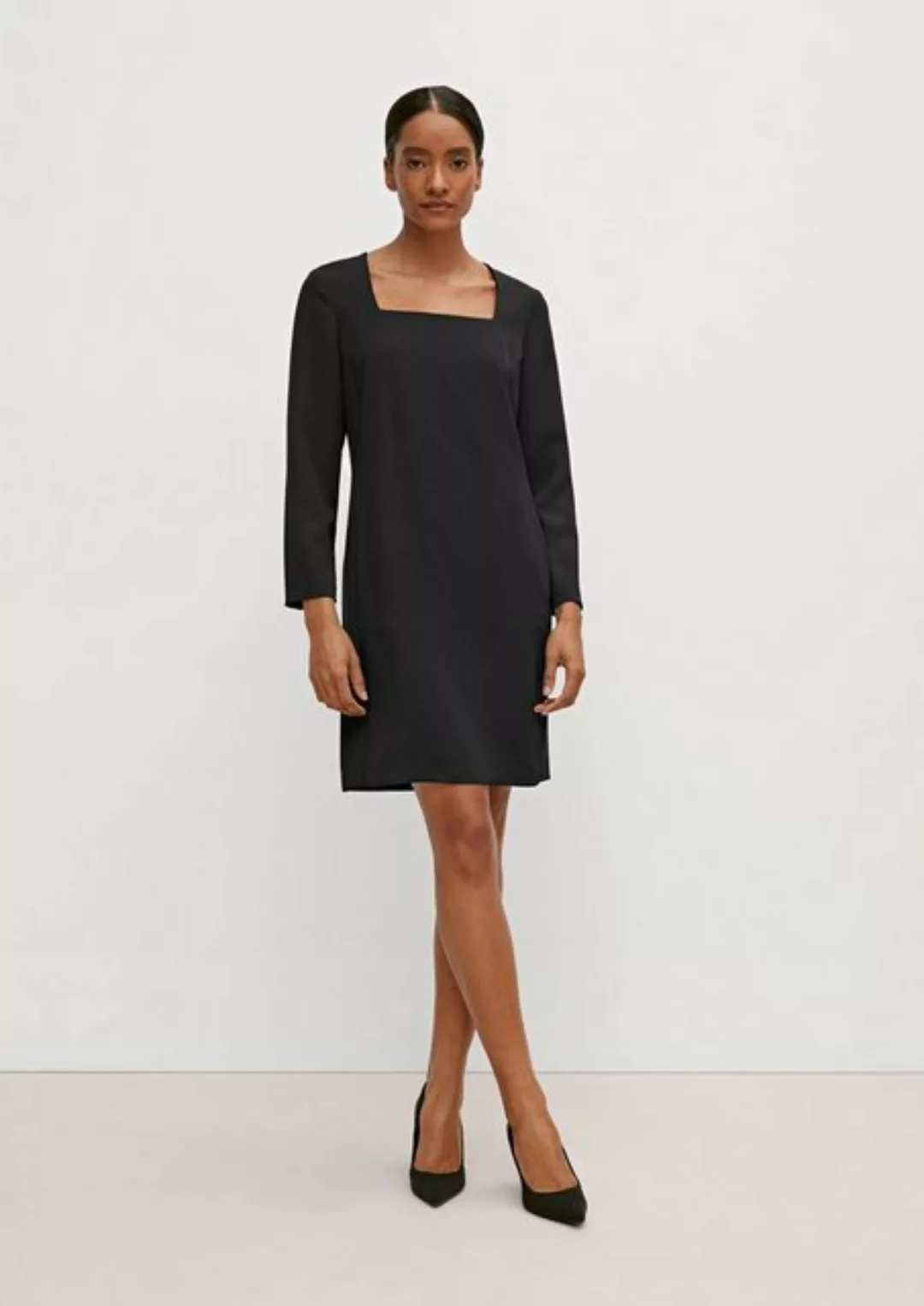 Comma Minikleid Kleid mit Karreeausschnitt günstig online kaufen