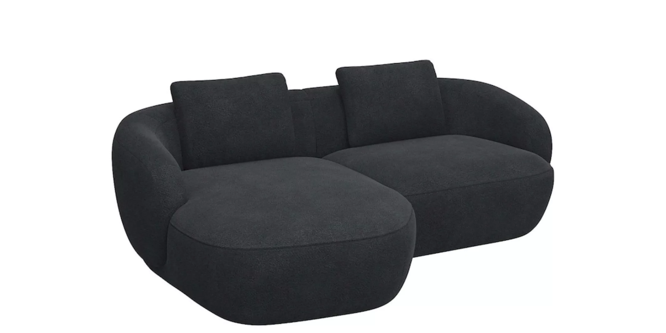 FLEXLUX Wohnlandschaft »Torino, rund, L-Form, Sofa-Ecke mit Recamiere, Long günstig online kaufen