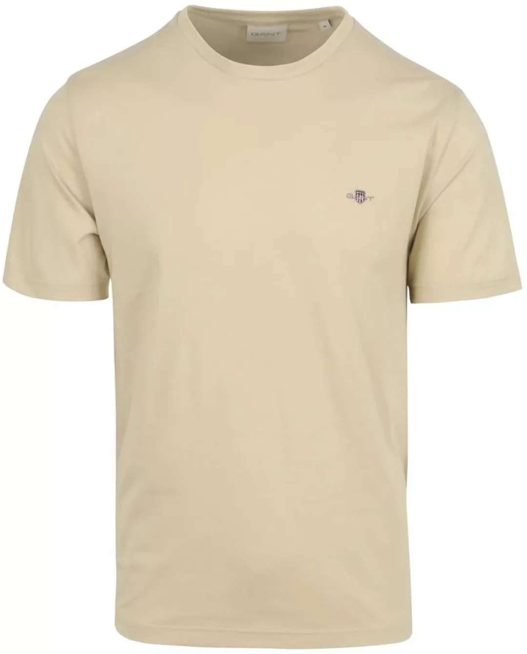 Gant T-shirt Shield Logo Ecru - Größe 3XL günstig online kaufen
