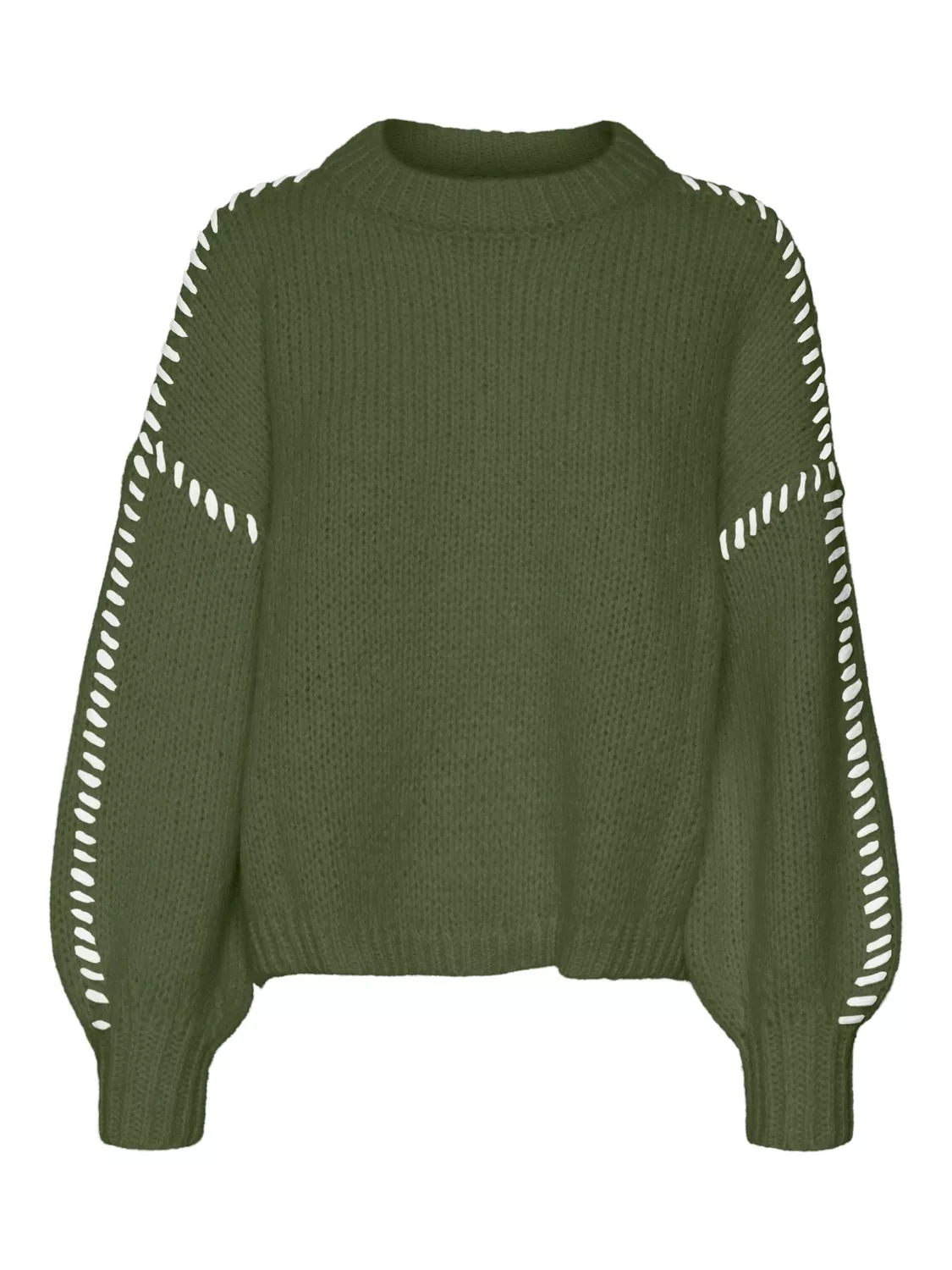 Vero Moda Rundhalspullover "VMFENG LS O-NECK PULLOVER GA BOO" günstig online kaufen