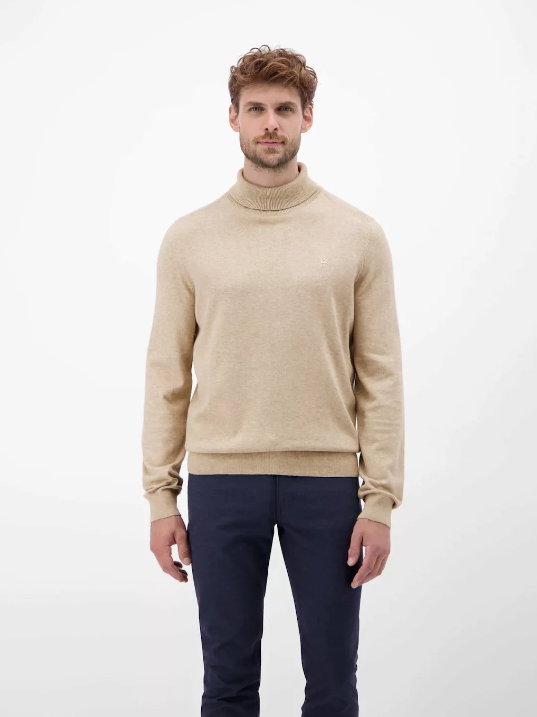 LERROS Rollkragenpullover "LERROS Herren Rollkragen-Strickpullover" günstig online kaufen