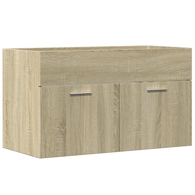 vidaXL Schrankmodule Waschbeckenunterschrank Sonoma-Eiche 80x38,5x46cm Holz günstig online kaufen