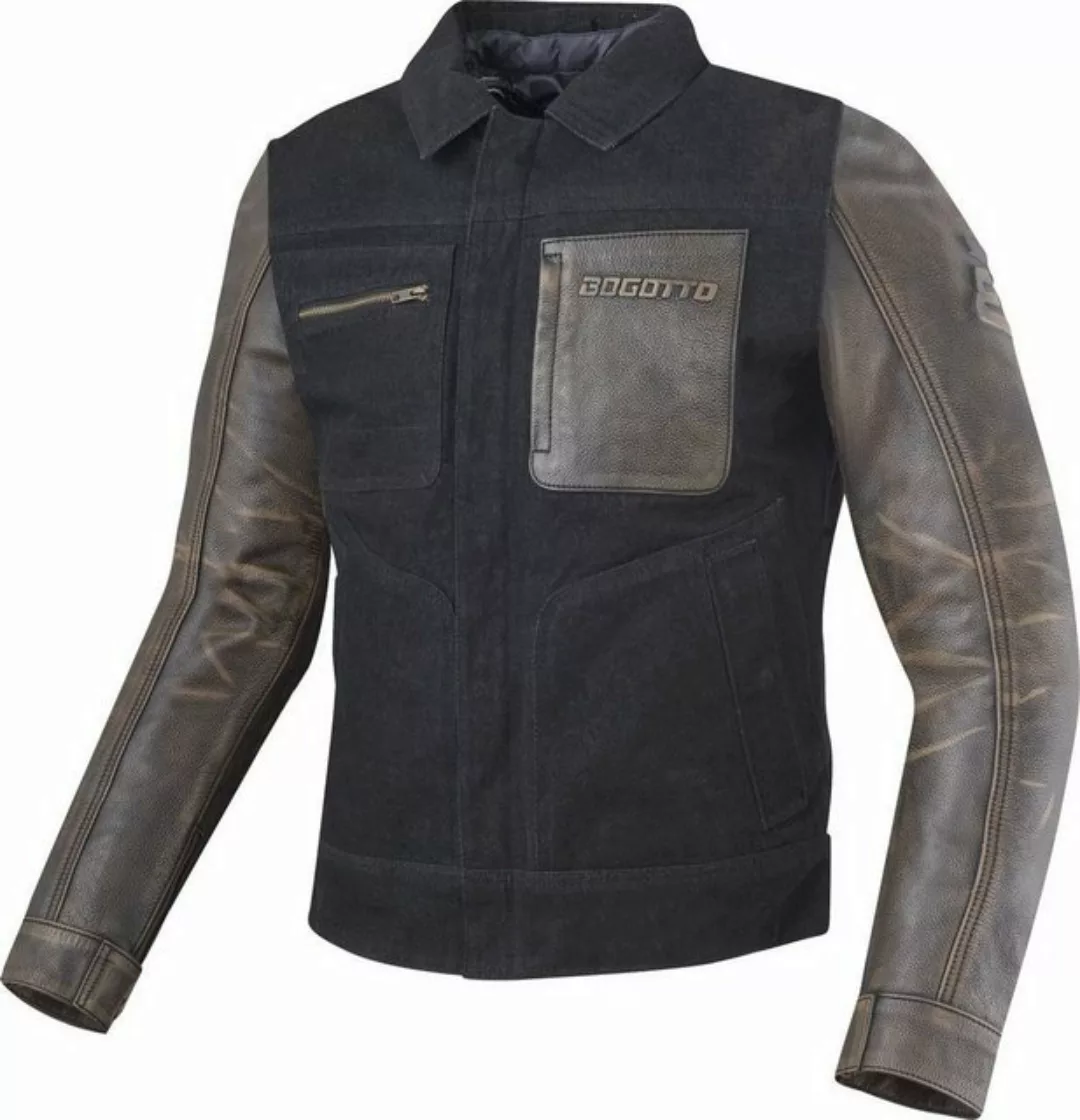 Bogotto Motorradjacke Bullfinch Motorrad Leder-/Textiljacke günstig online kaufen