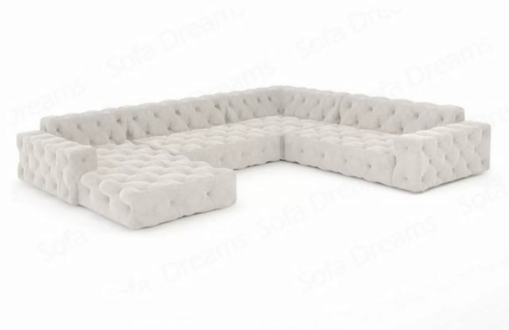 Sofa Dreams Wohnlandschaft Stoff Samt Design Sofa Polstersofa Menorca U For günstig online kaufen