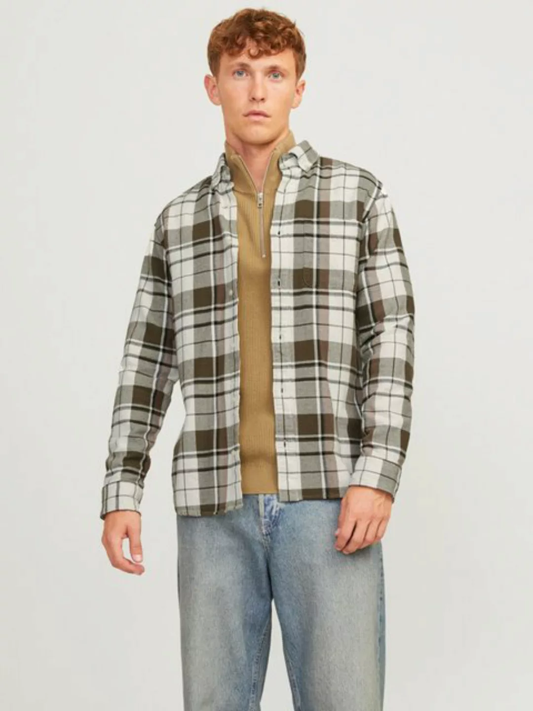 Jack & Jones Langarmhemd JPRBLUBROOK CHECK STRUCTURE L/S SHIRT SN günstig online kaufen