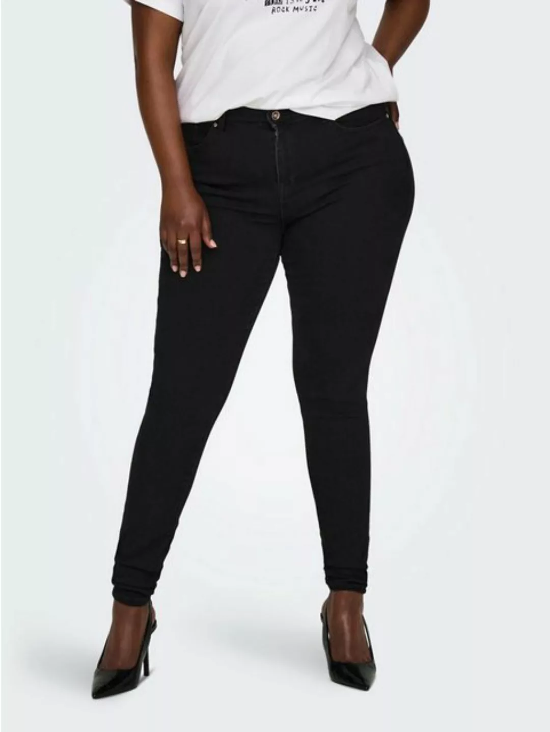 ONLY CARMAKOMA Skinny-fit-Jeans Skinny Jeans Übergröße CARPOWER 5685 in Sch günstig online kaufen