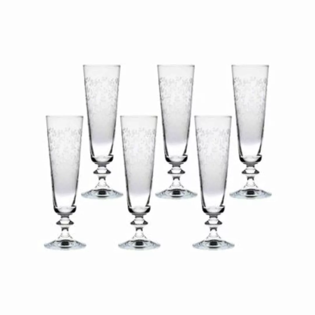 BOHEMIA Selection PROVENCE Sektglas 205 ml 6er Set Sektgläser transparent günstig online kaufen