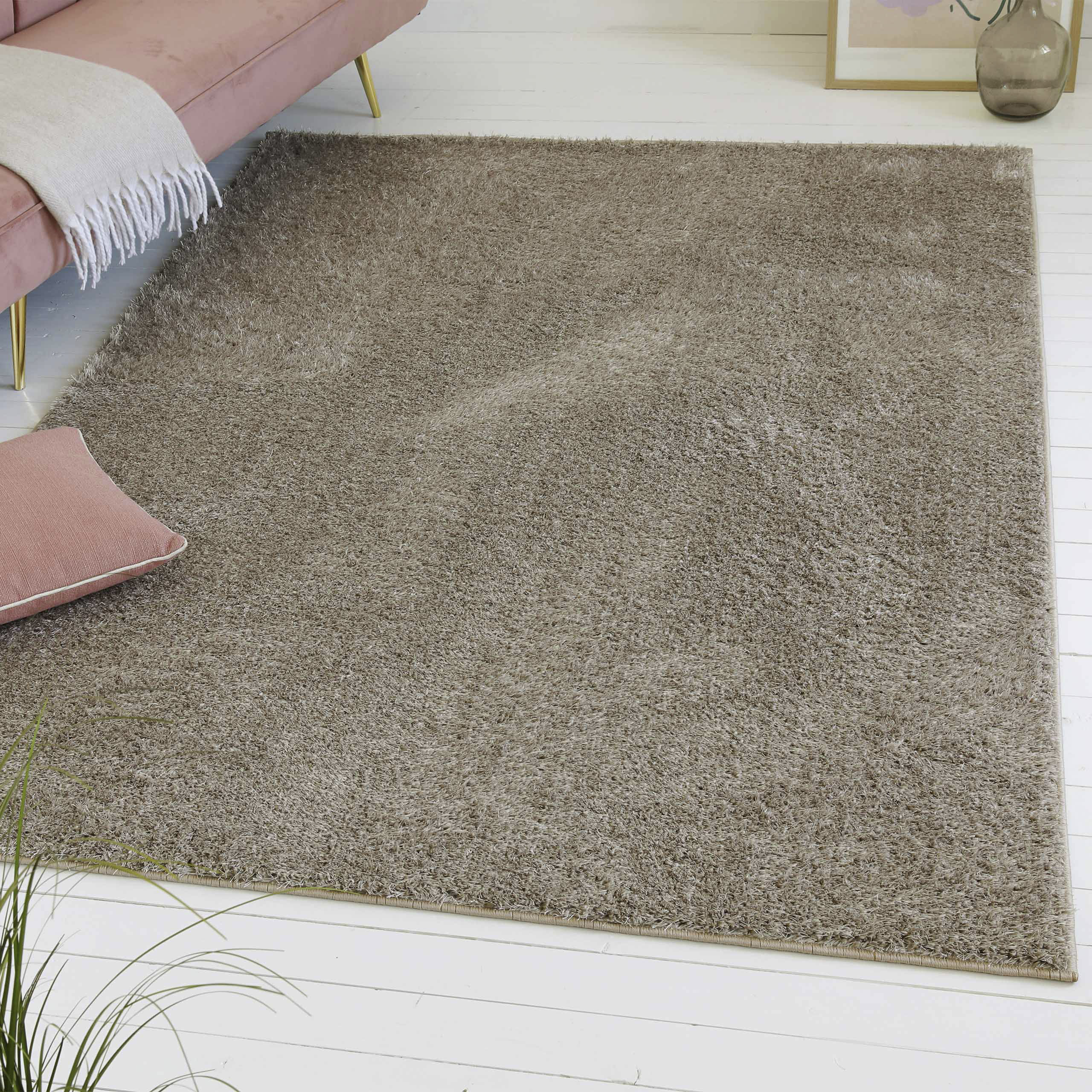 my home Hochflor-Teppich »Nickolas«, rund, 30 mm Höhe, Langflor, Shaggy, di günstig online kaufen