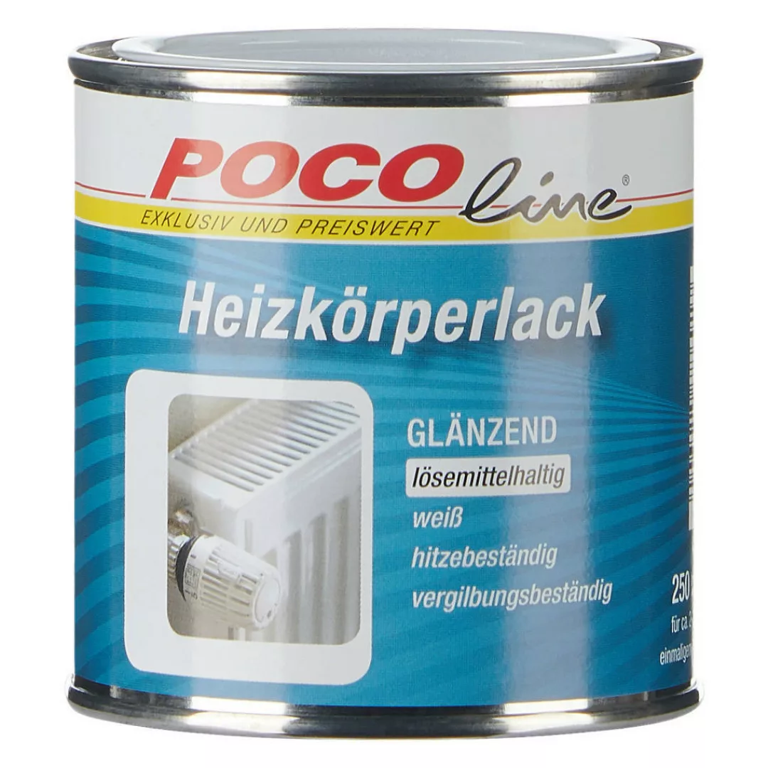 POCOline Heizkörperlack weiß hochglänzend ca. 0,25 l günstig online kaufen