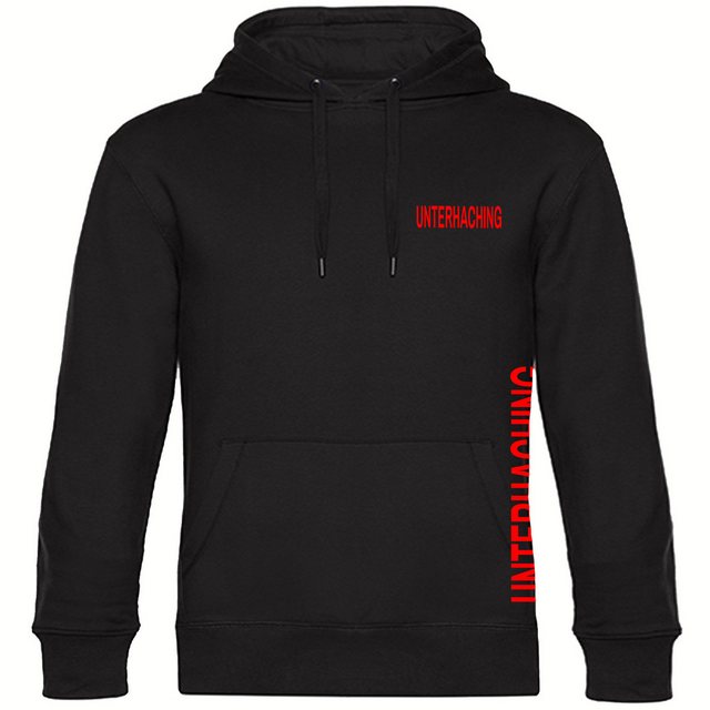 multifanshop Kapuzensweatshirt Unterhaching - Brust & Seite - Hoodie günstig online kaufen