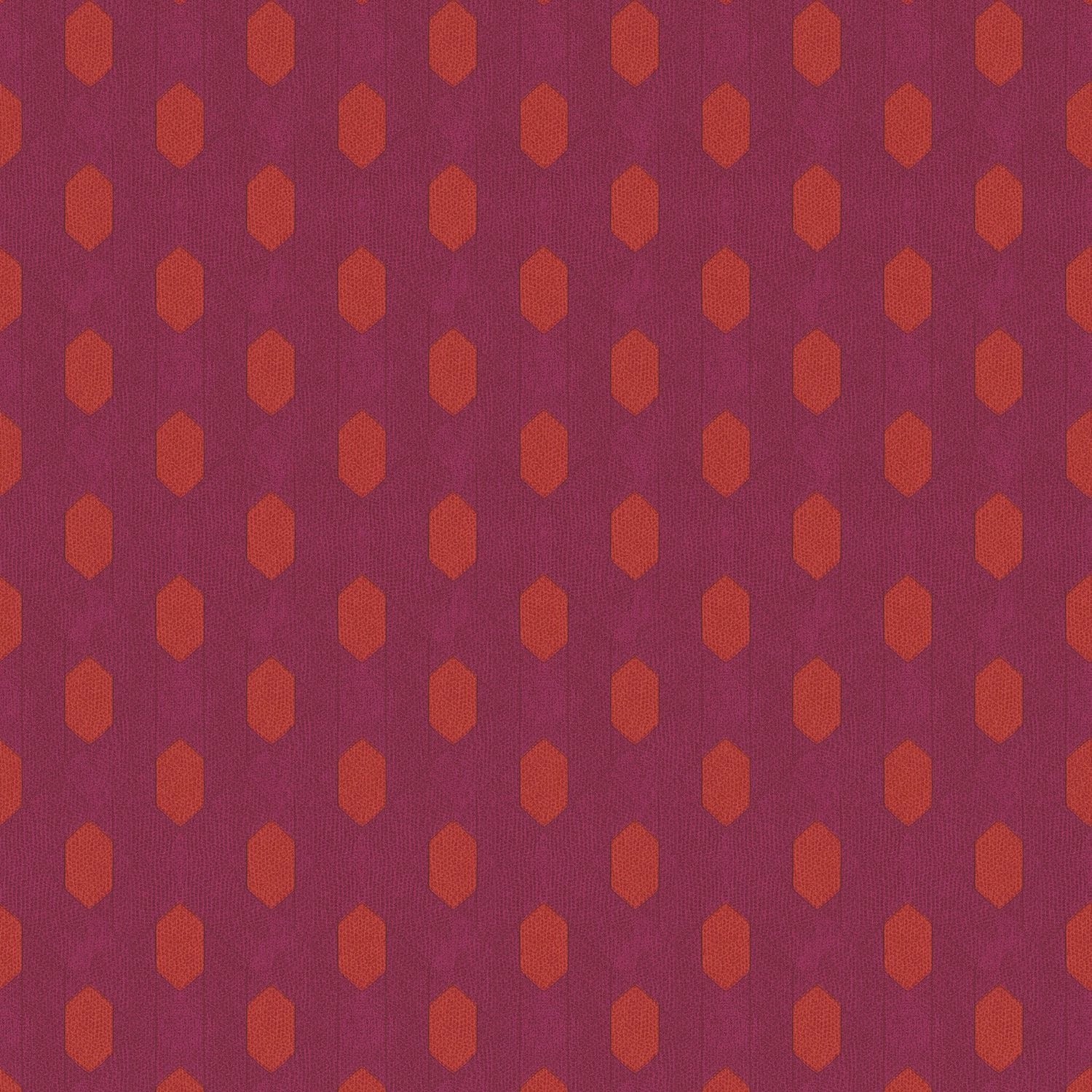 PROFHOME 369731-GU Exklusive Luxus Tapete Design Matt Violett Rot Orange 0, günstig online kaufen