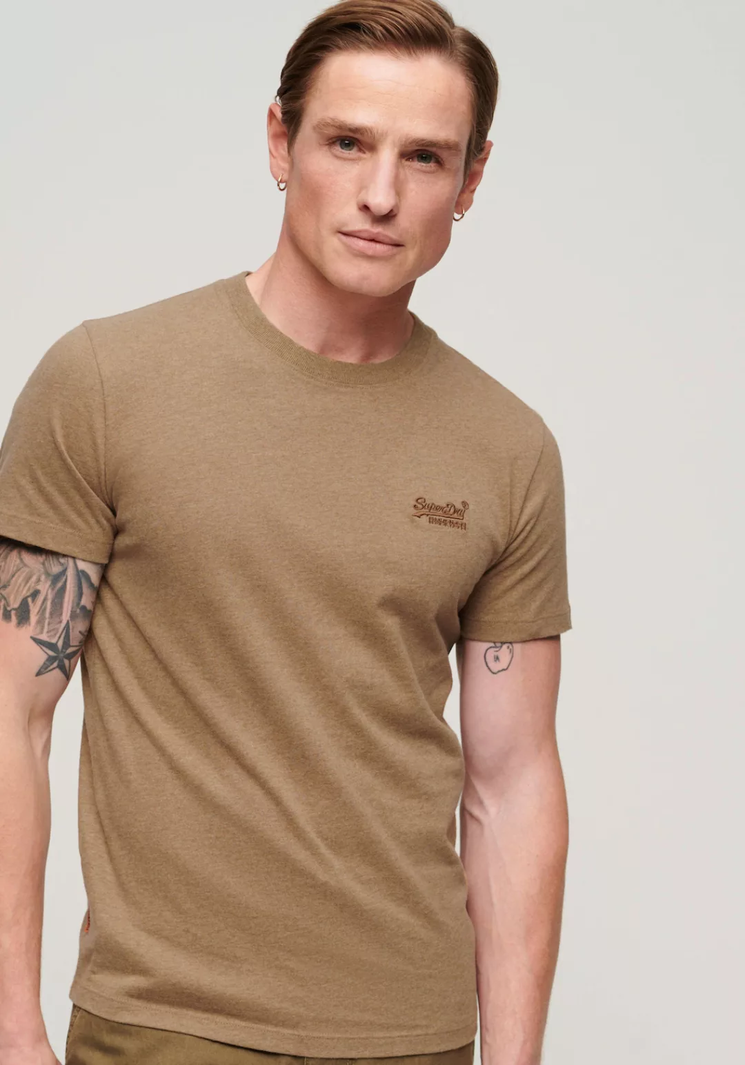 Superdry Rundhalsshirt "Organic Cotton Essential Logo T-Shirt" günstig online kaufen