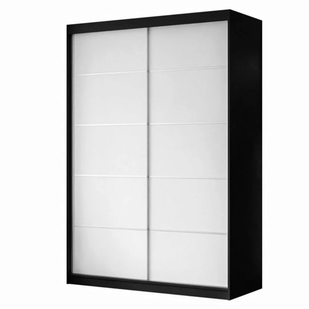 Lookway Kleiderschrank CAMARO II PLUS 150 cm mit Spiegel Schiebetürenschran günstig online kaufen