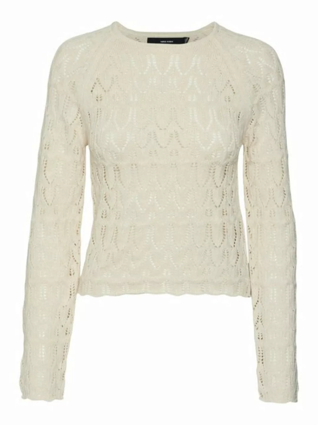 Vero Moda Strickpullover VMNEWFABIENNE LS O-NECK PULLOVER NOOS günstig online kaufen