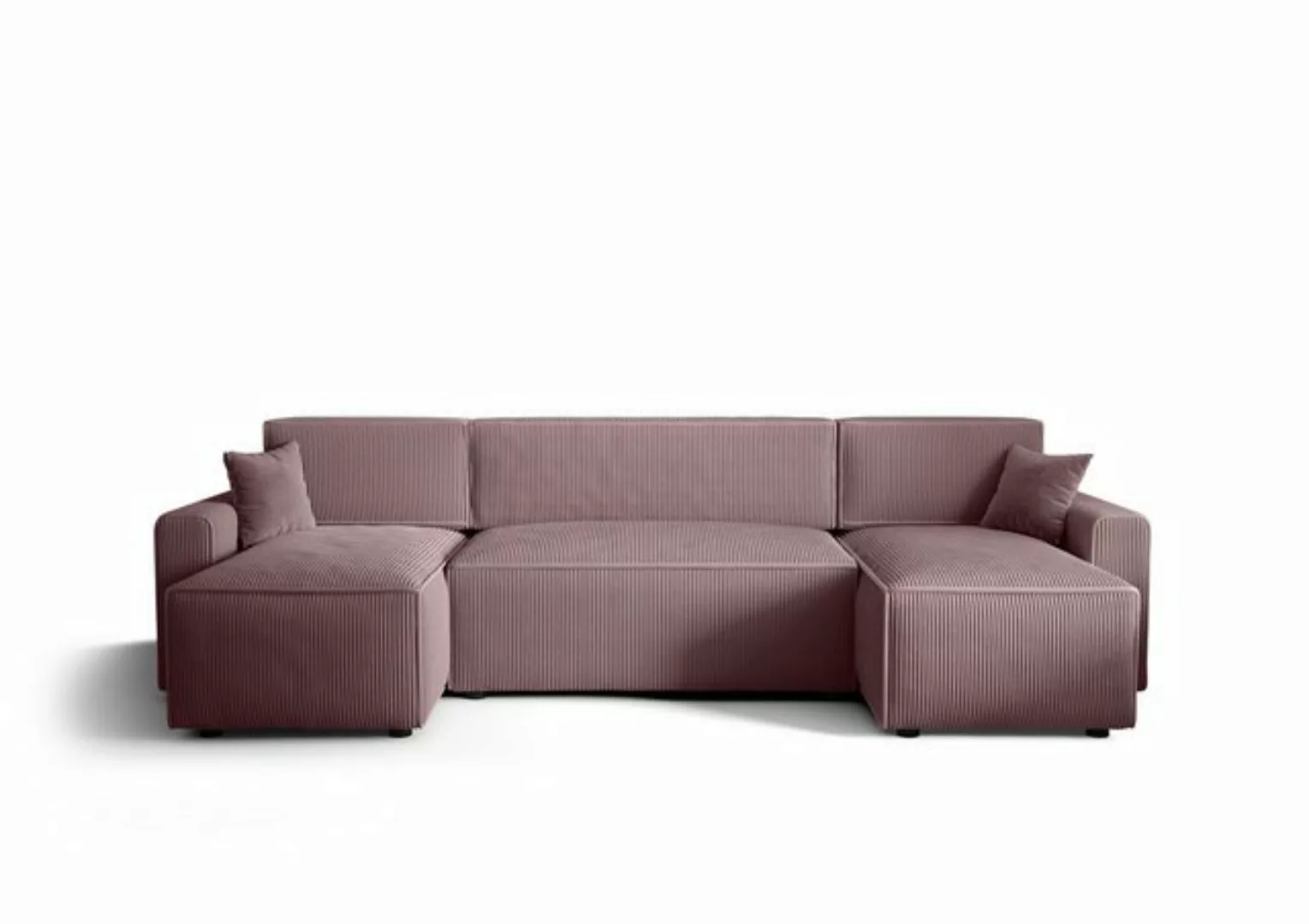 ALTDECOR Wohnlandschaft MIR-U-BIS, Couch mit Schlaffunktion, Wohnzimmer - W günstig online kaufen