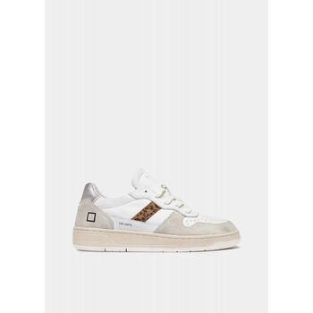 Date  Sneaker W411-C2-VC-WD COURT 2.0 VINTAGE CALF-WHITE LEOPARD günstig online kaufen