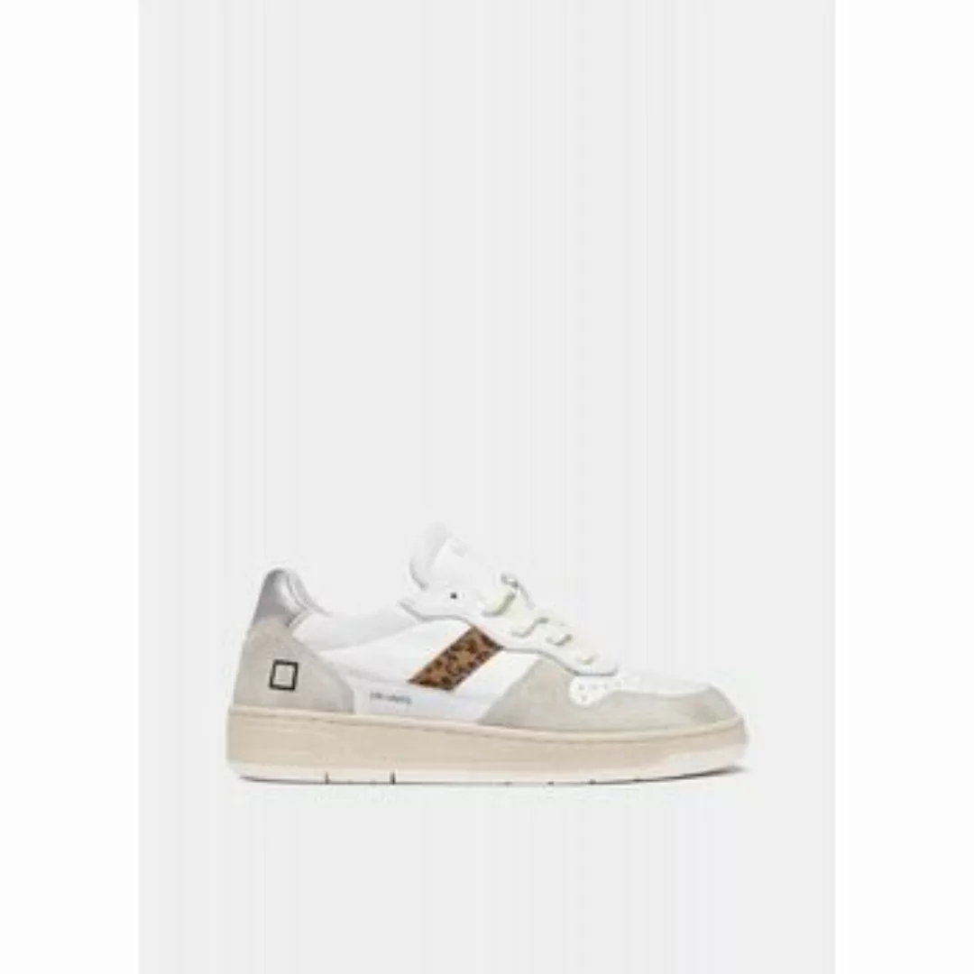 Date  Sneaker W411-C2-VC-WD COURT 2.0 VINTAGE CALF-WHITE LEOPARD günstig online kaufen