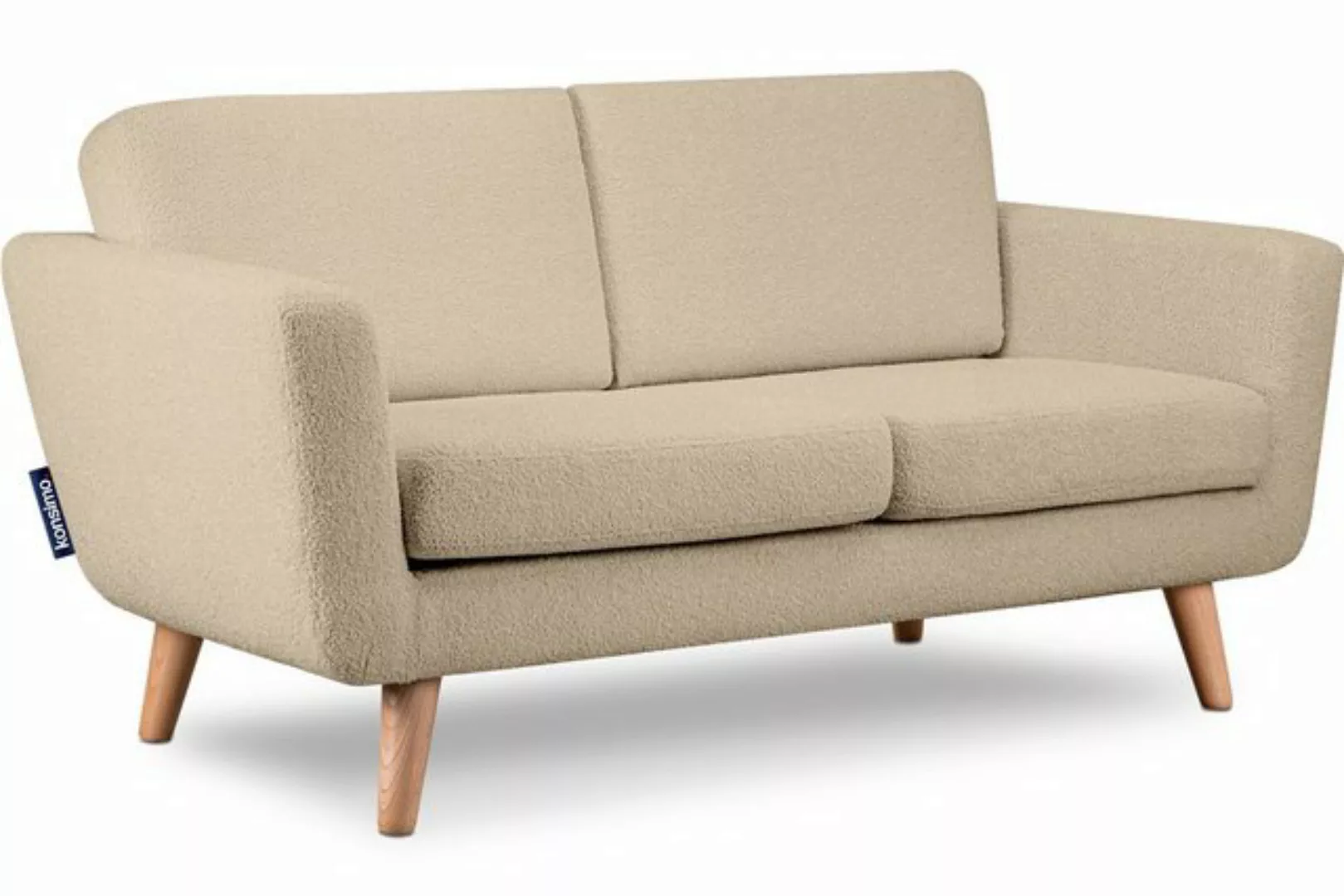 KONSIMO 2-Sitzer TAGIO Sofa, hergestellt in der EU, Scandi-Stil, mit Armleh günstig online kaufen