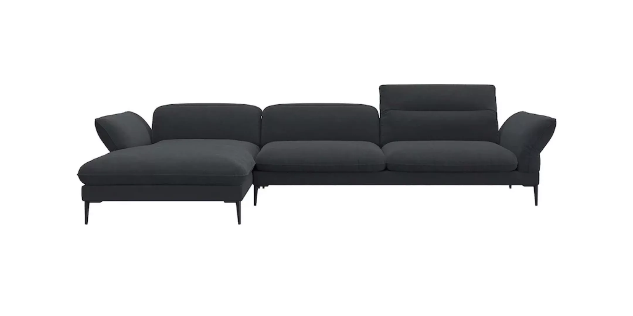 FLEXLUX Ecksofa »Salino, Funktionssofa mit Recamiere, Relaxsofa, Ecksofa«, günstig online kaufen