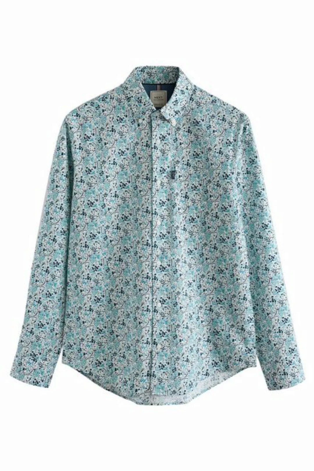 Next Langarmhemd Pflegeleichtes Button-Down-Oxford-Hemd (1-tlg) günstig online kaufen