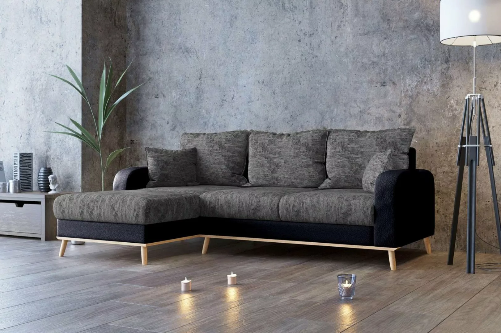 Stylefy Ecksofa Ontario, L-Form, Eckcouch, Ottomane links oder rechts beste günstig online kaufen