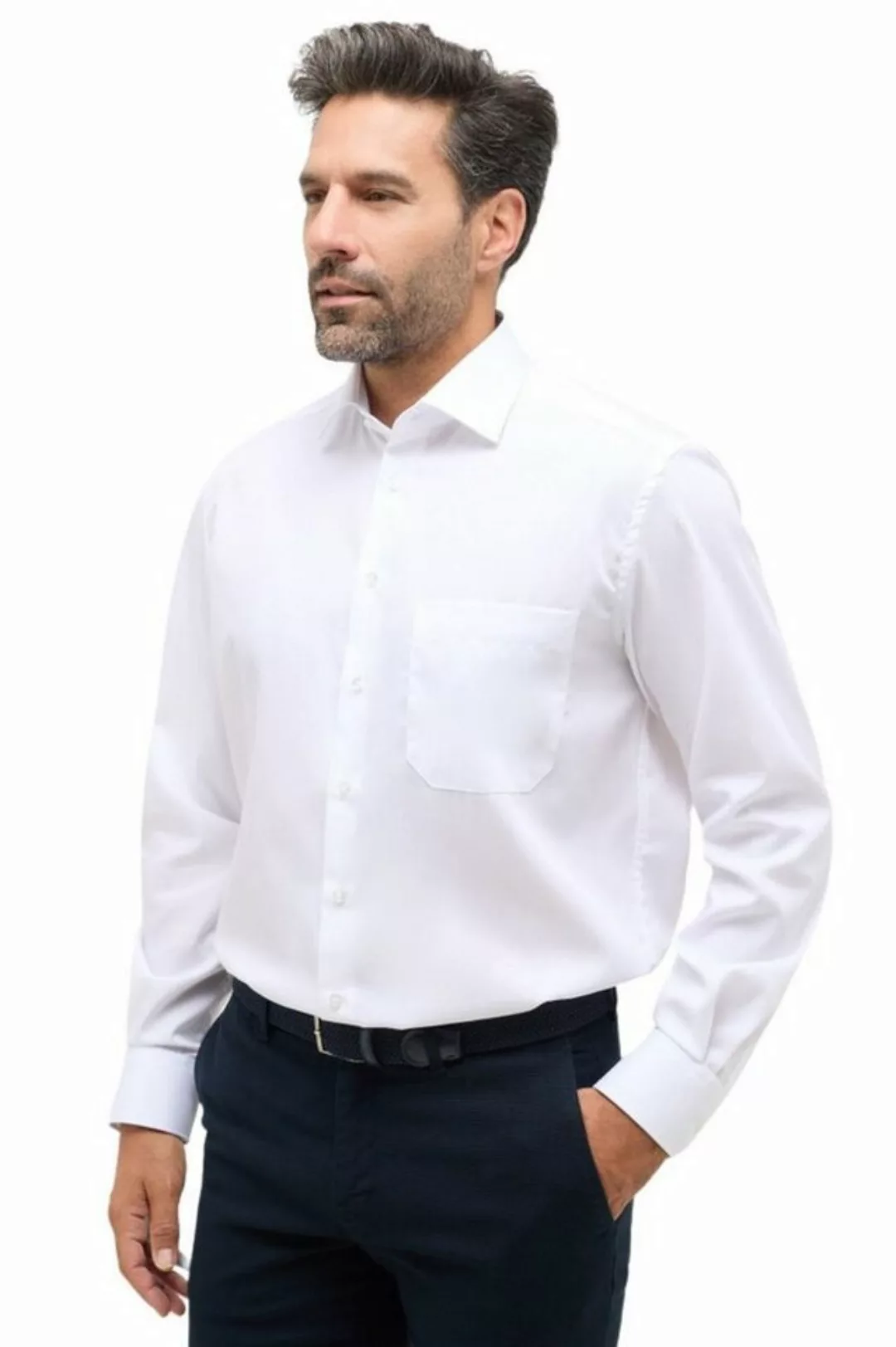 Eterna Businesshemd Slim Fit Hemd Langarm in 100 % Baumwolle slim, Langarm, günstig online kaufen