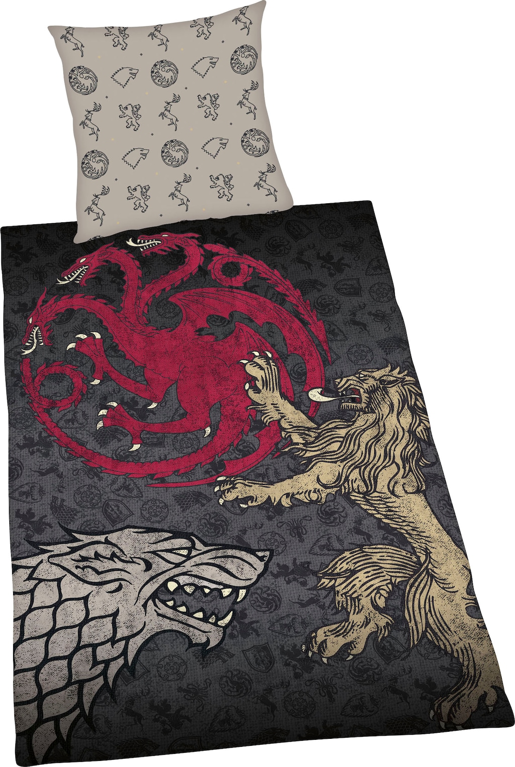 Wendebettwäsche »Game of Thrones«, (2 tlg.), mit tollem Motiv günstig online kaufen