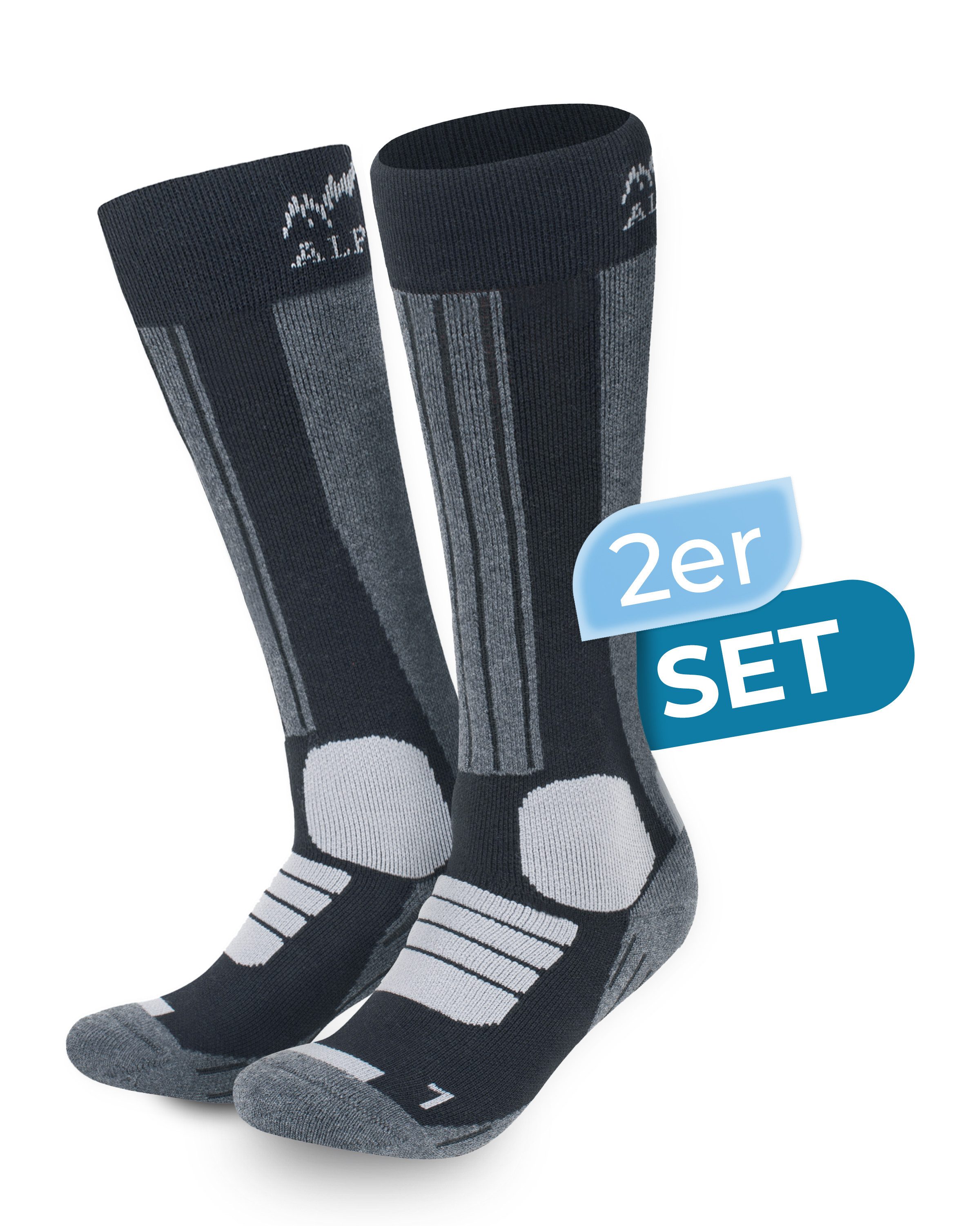 Alpenwert Skisocken 2er SET Snowboard Socken günstig online kaufen
