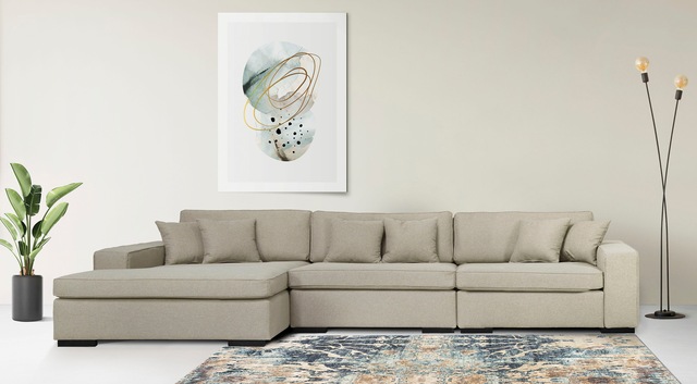 Guido Maria Kretschmer Home&Living Ottomane »Skara L-Form«, Lounge-Sofa mit günstig online kaufen