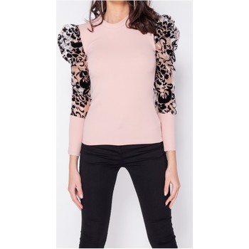Parisian  Blusen Flockdruck Sheer OrganzaNeck günstig online kaufen