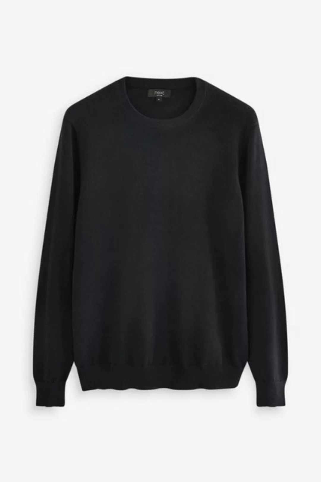 Next Rundhalspullover Pullover aus reiner Baumwolle (1-tlg) günstig online kaufen