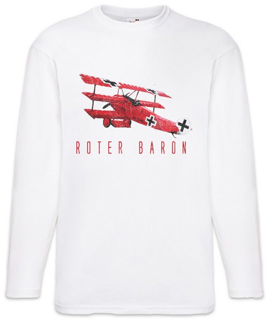 Urban Backwoods Langarmshirt Roter Baron Langarm T-Shirt Air Force Red Baro günstig online kaufen