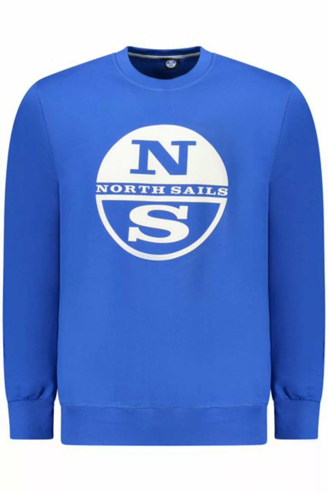 North Sails Sweatshirt Blaues Herren-Langarm-Sweatshirt mit Rundhals und günstig online kaufen