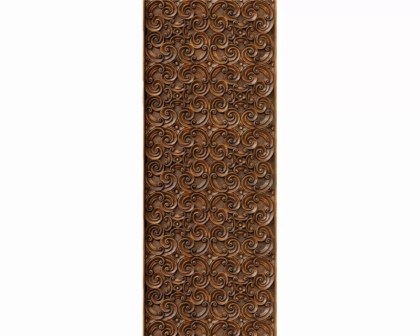 Dekopanel "Holzgravur" 1,00x2,50 m / Strukturvlies Klassik günstig online kaufen