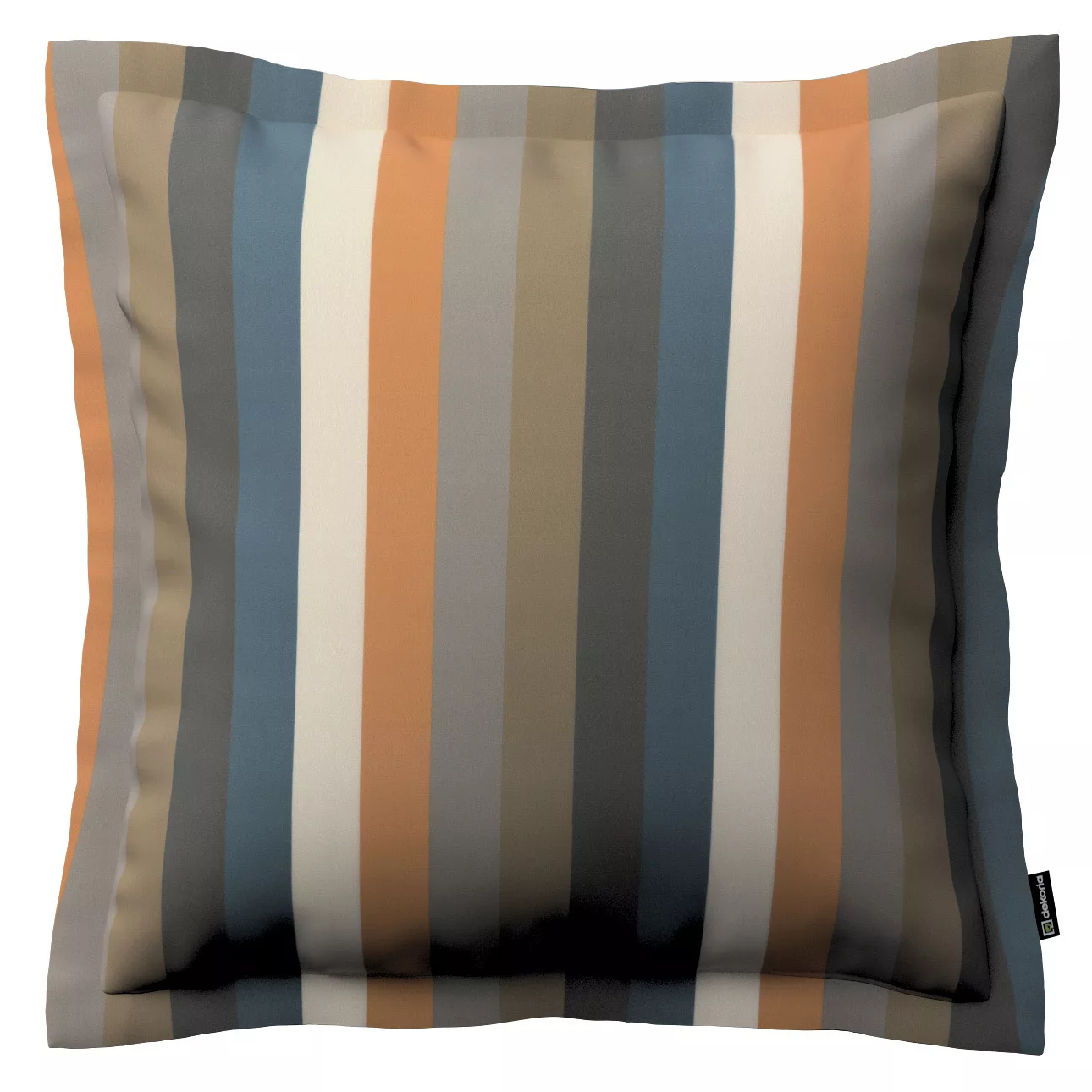 Kissenhülle Mona mit Stehsaum, orange-braun-blau, 45 x 45 cm, Aria (143-58) günstig online kaufen