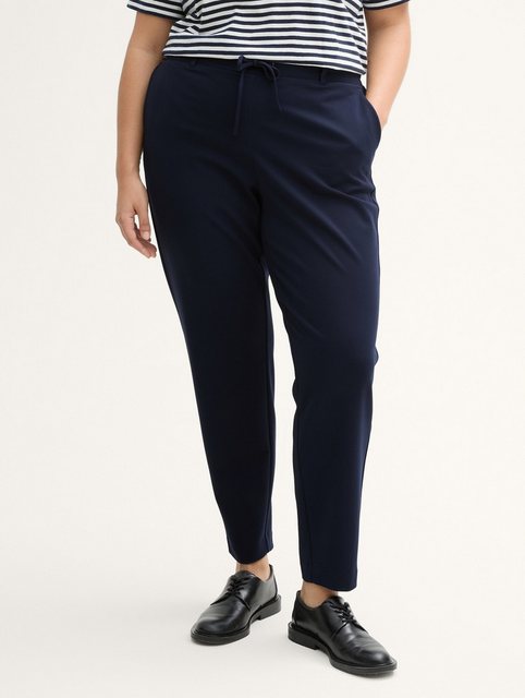 TOM TAILOR PLUS Stoffhose Plus Size - Loose Fit Hose günstig online kaufen