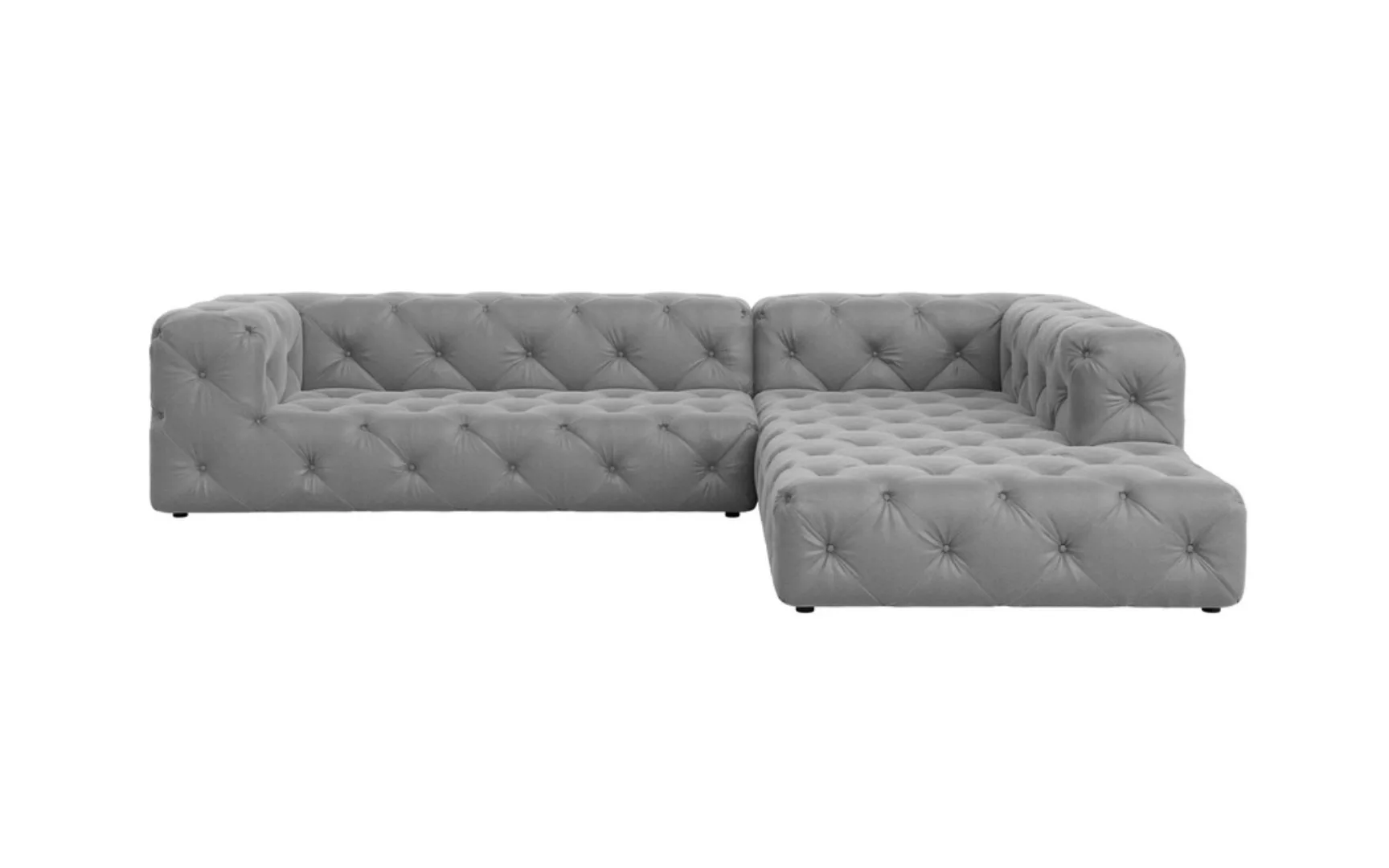 Places of Style Ecksofa »FOLLINA«, L-Form, mit klassischer Chesterfield-Kno günstig online kaufen