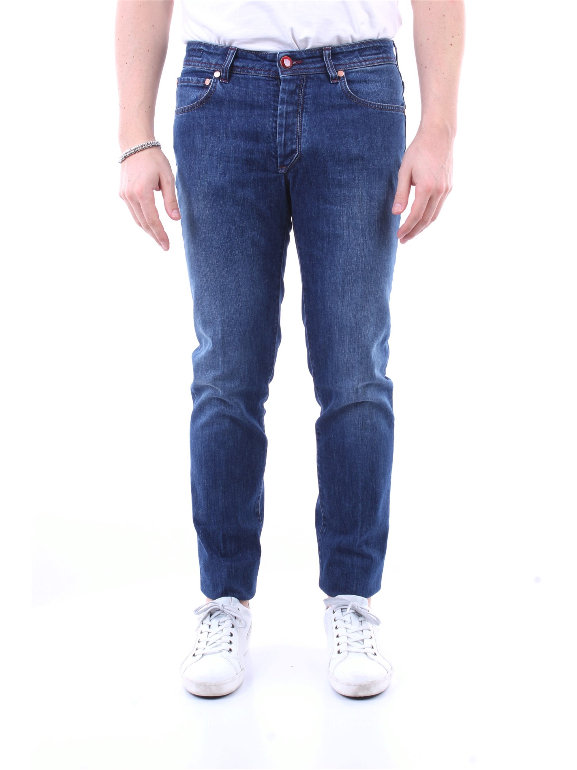 BARBA schlank Herren Blue Jeans günstig online kaufen