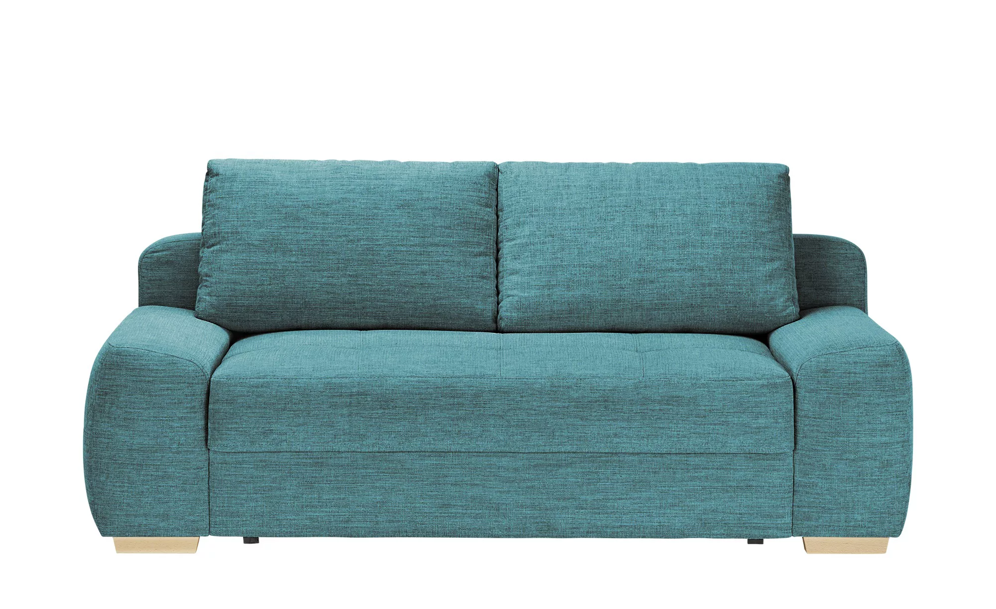 bobb Schlafsofa  Eleny de Luxe II ¦ türkis/petrol ¦ Maße (cm): B: 210 H: 96 günstig online kaufen